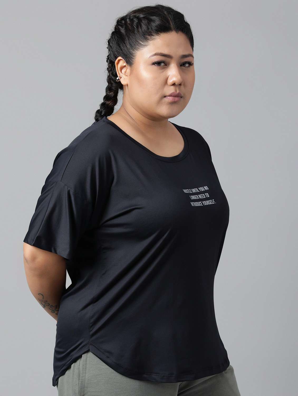 women plus size printed dri-fit sports t-shirt - 21762448 -  Standard Image - 2