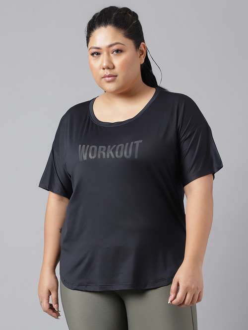 women plus size printed dri-fit sports t-shirt - 21762454 -  Standard Image - 0