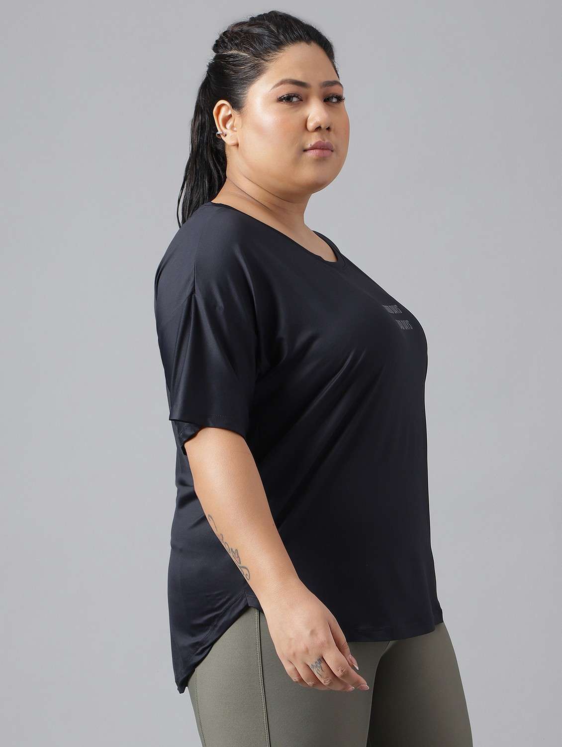 women plus size printed dri-fit sports t-shirt - 21762461 -  Standard Image - 2