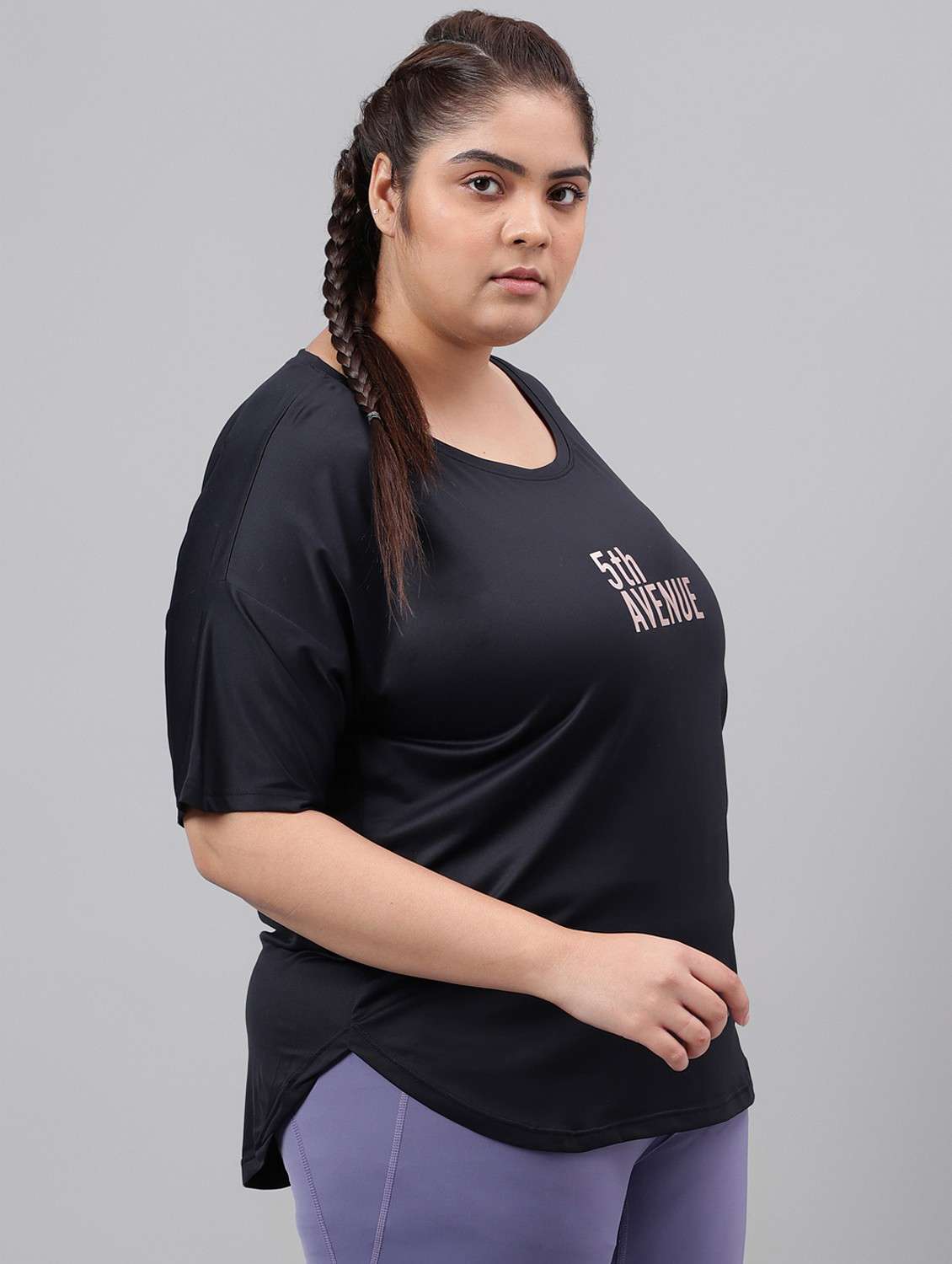 women plus size printed dri-fit sports t-shirt - 21762463 -  Standard Image - 2