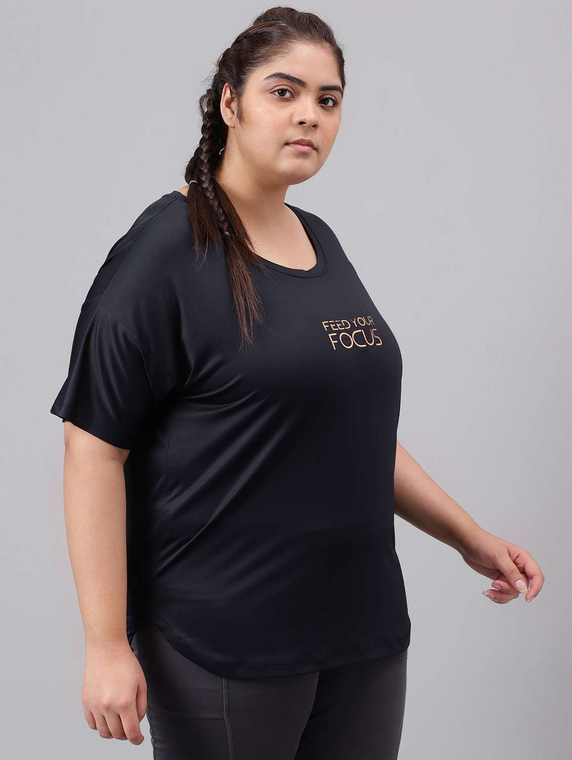 women plus size printed dri-fit sports t-shirt - 21762465 -  Standard Image - 2