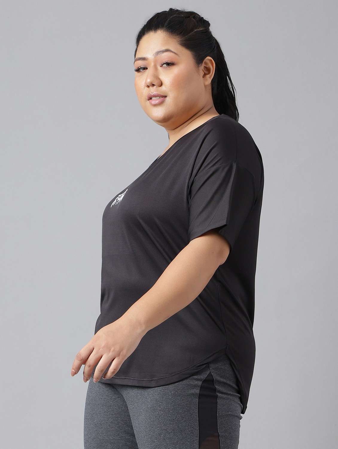 women plus size printed dri-fit sports t-shirt - 21762478 -  Standard Image - 2