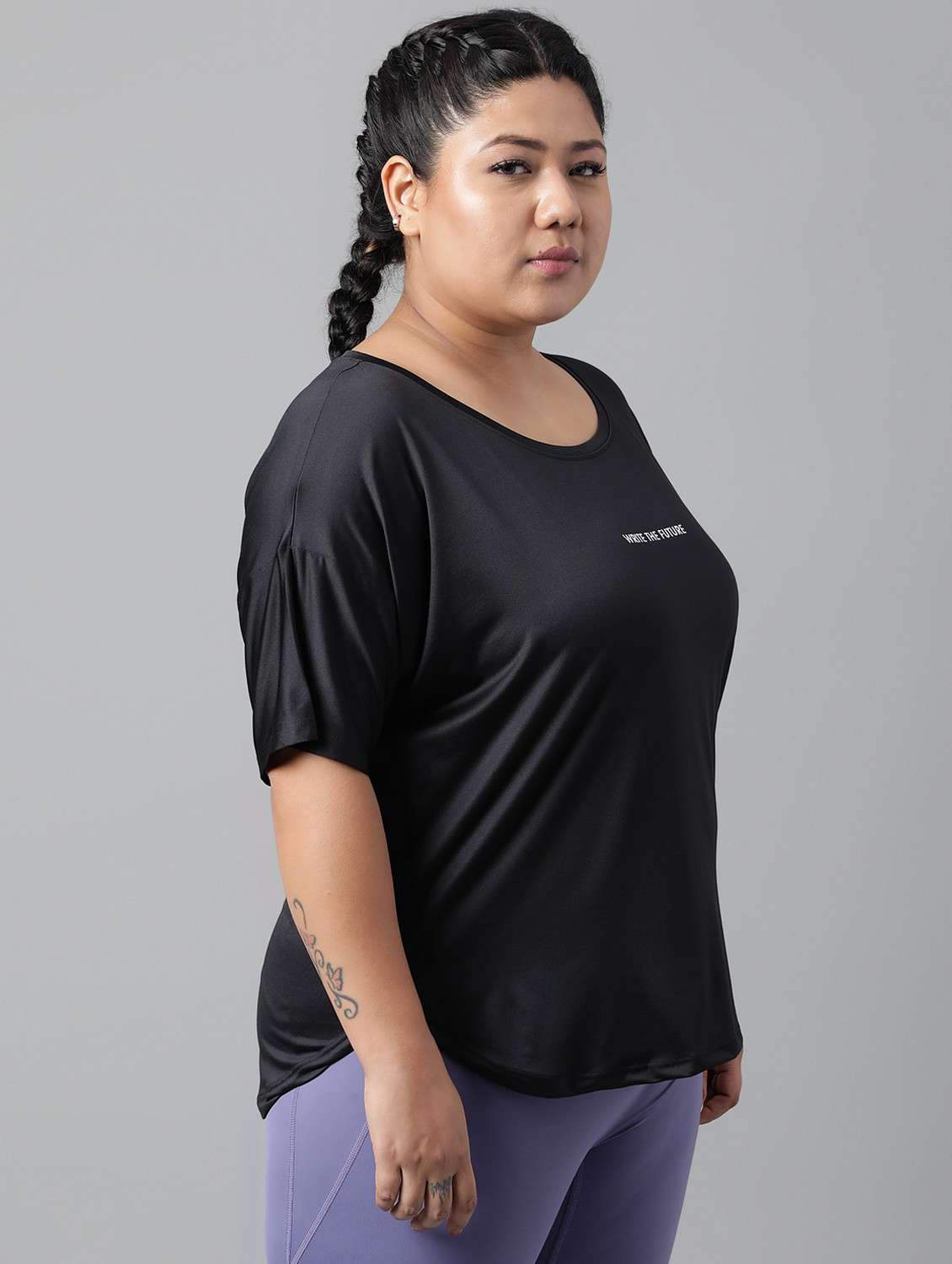 women plus size printed dri-fit sports t-shirt - 21762480 -  Standard Image - 2