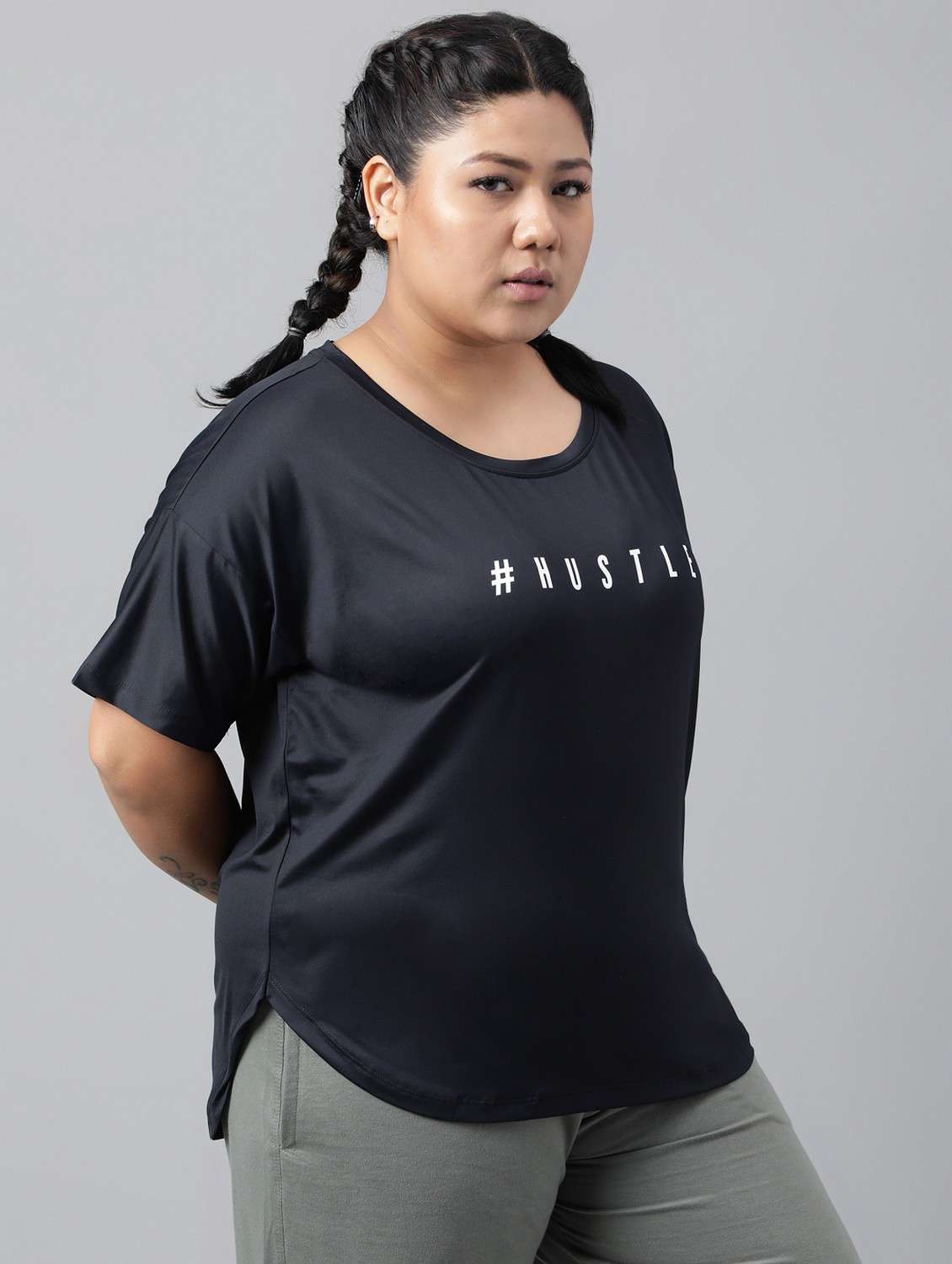women plus size printed dri-fit sports t-shirt - 21762483 -  Standard Image - 2