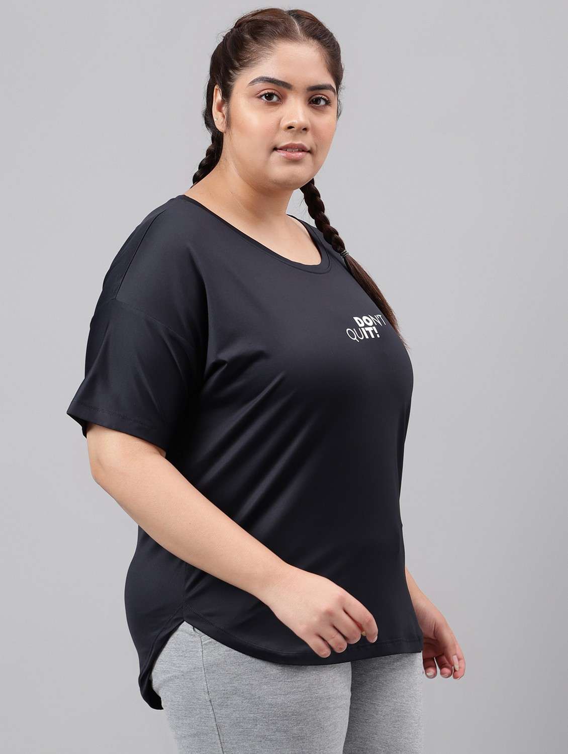 women plus size printed dri-fit sports t-shirt - 21762486 -  Standard Image - 2