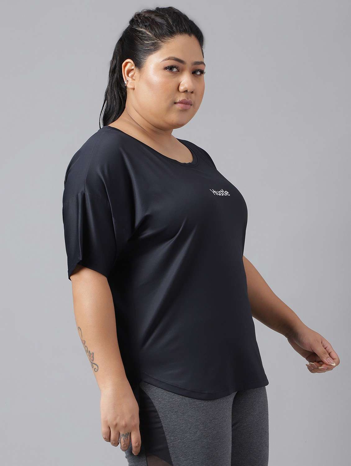 women plus size printed dri-fit sports t-shirt - 21762499 -  Standard Image - 2