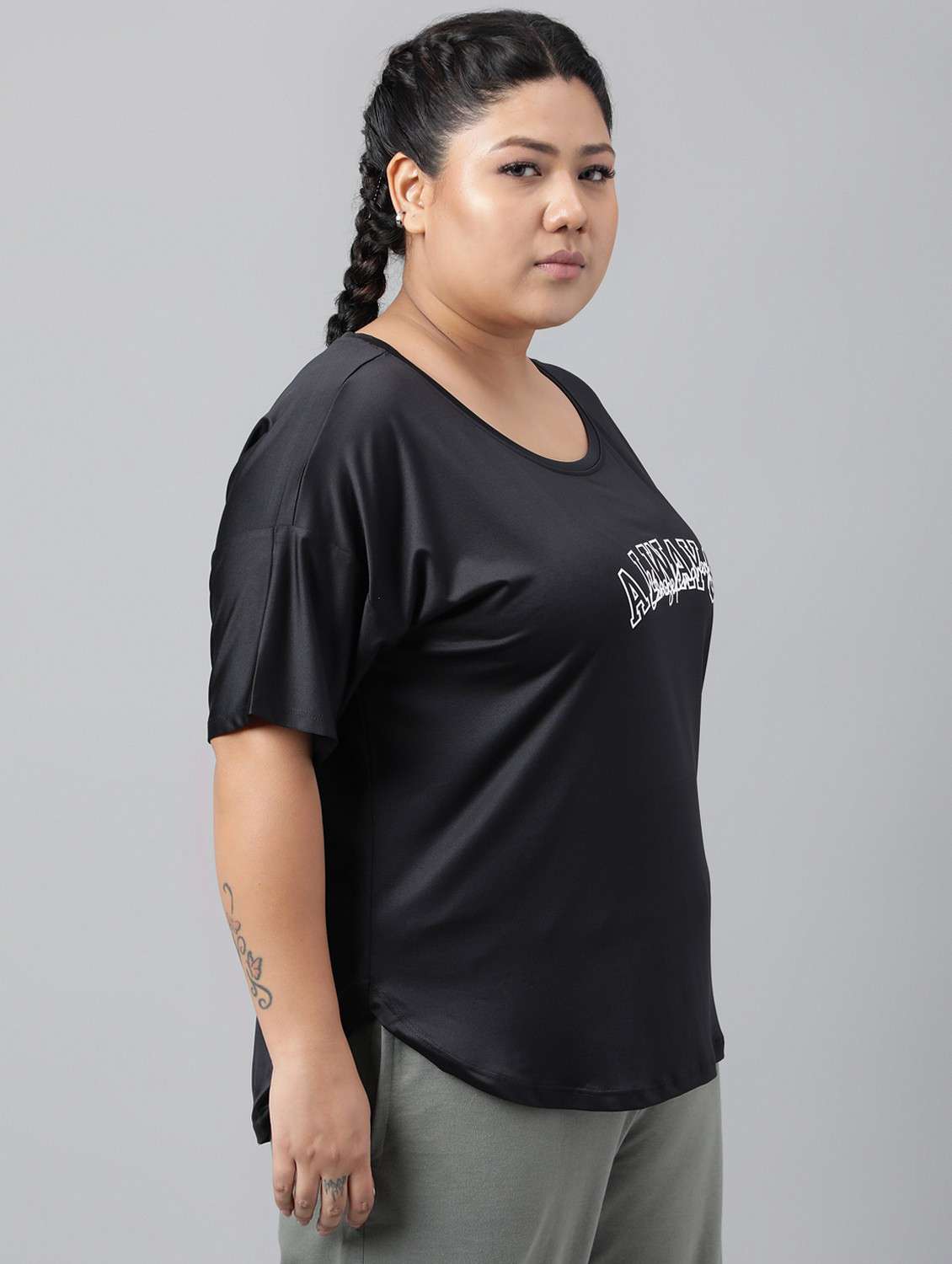 women plus size printed dri-fit sports t-shirt - 21762512 -  Standard Image - 2