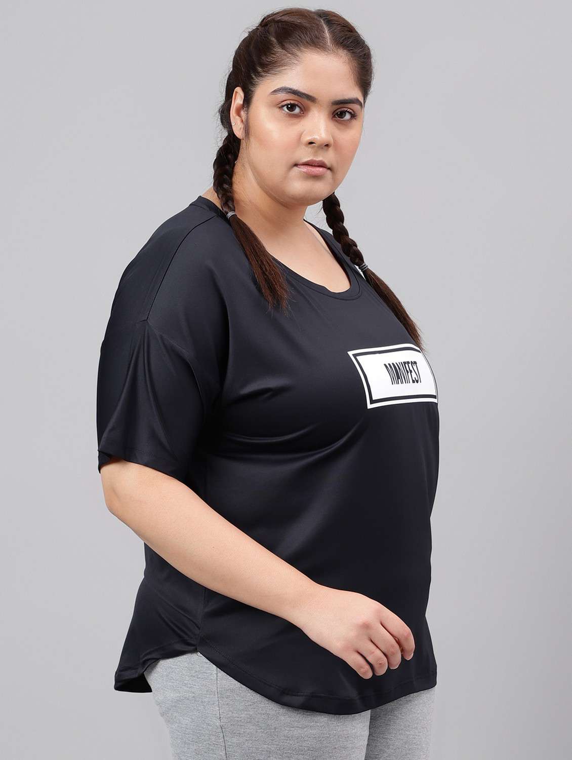 women plus size printed dri-fit sports t-shirt - 21762518 -  Standard Image - 2