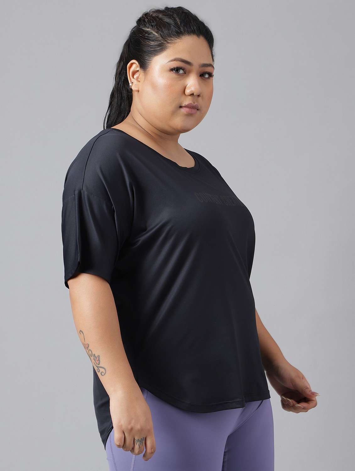 women plus size printed dri-fit sports t-shirt - 21762534 -  Standard Image - 2