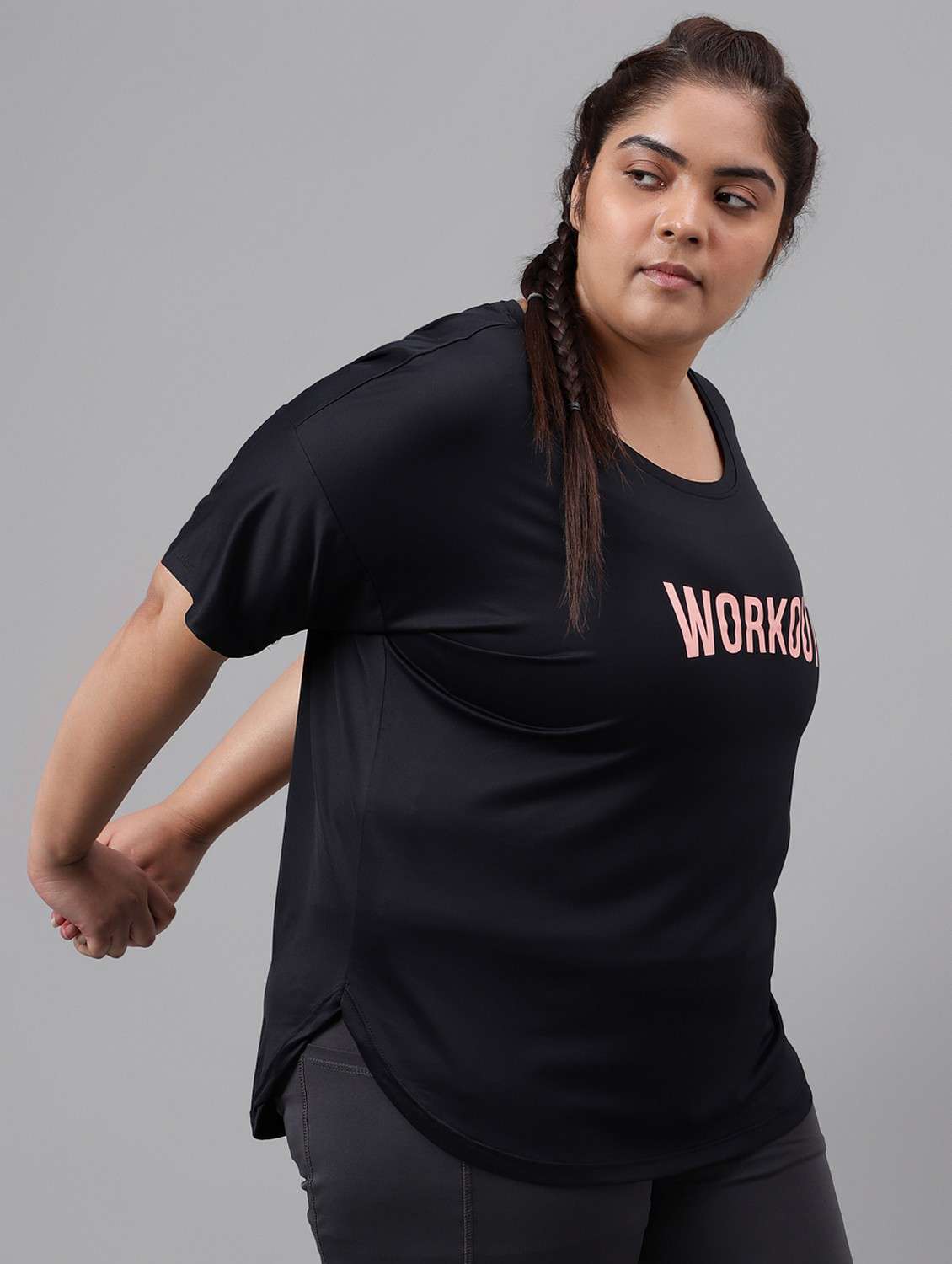 women plus size printed dri-fit sports t-shirt - 21762553 -  Standard Image - 2