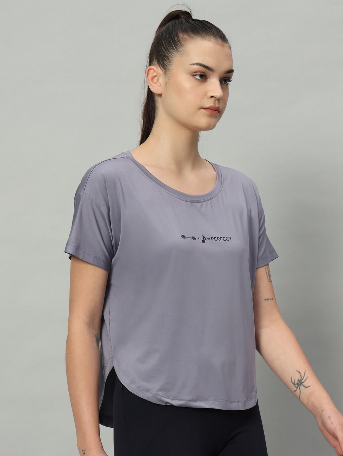 women printed dri-fit sports t-shirt - 21762572 - Standard Image - 2