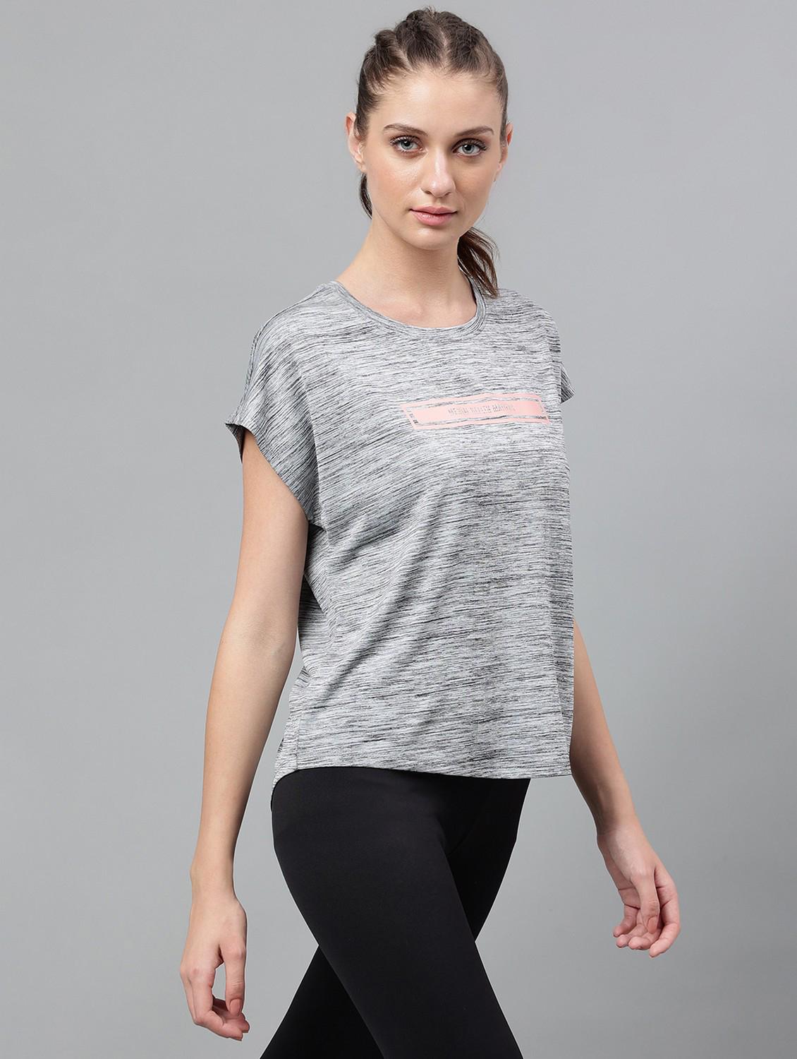 women printed dri-fit sports t-shirt - 21762579 - Standard Image - 2