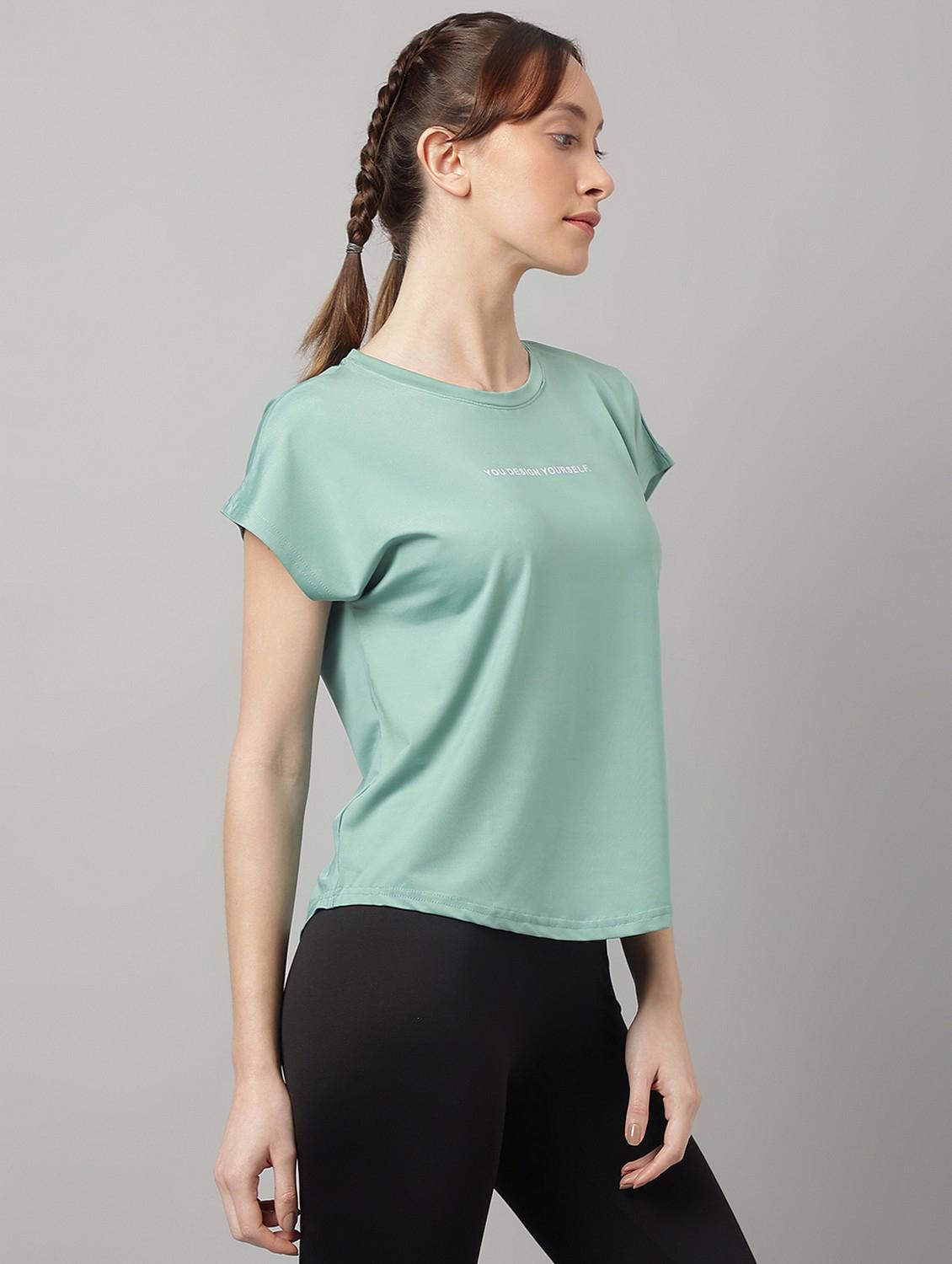 women printed dri-fit sports t-shirt - 21762610 - Standard Image - 2