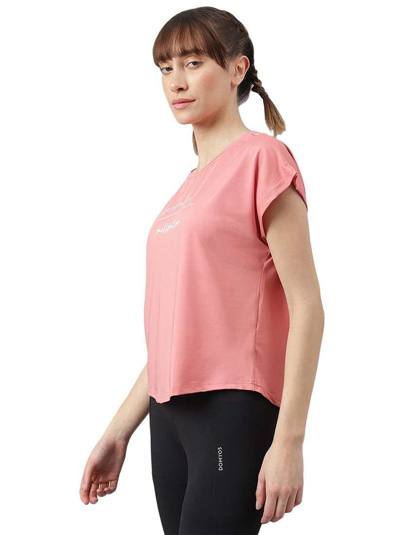 women printed round neck dri-fit t-shirt - 21762657 -  Standard Image - 2