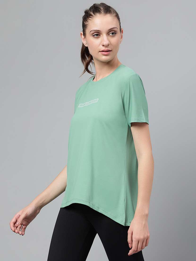Women Printed Dri-fit Sports T-shirt - 21762735 -  Standard Image - 2