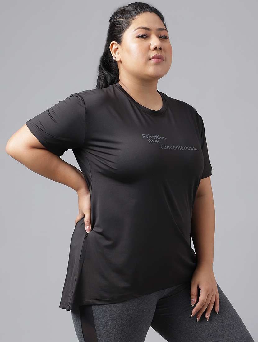 women plus size printed dri-fit sports t-shirt - 21762763 -  Standard Image - 2