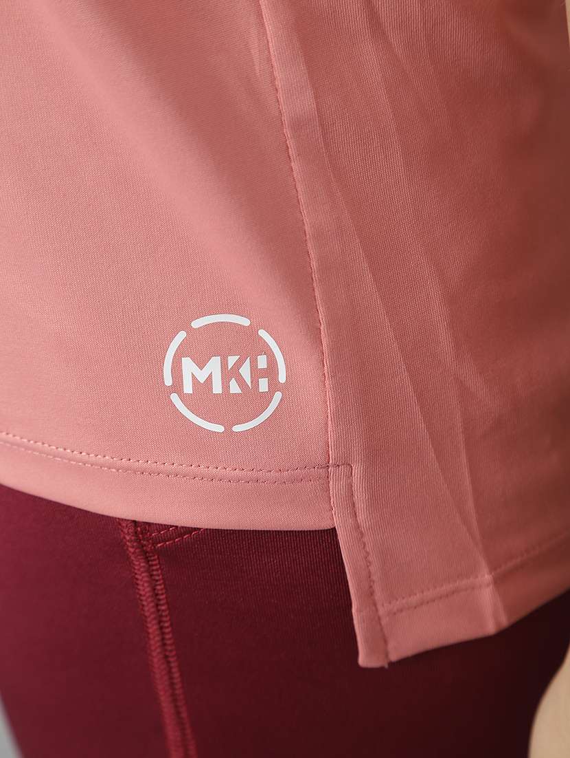 women solid dri-fit sports t-shirt - 21762803 -  Standard Image - 7