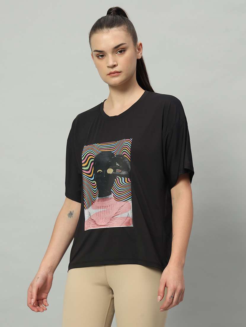 women printed dri-fit sports t-shirt - 21762819 -  Standard Image - 2