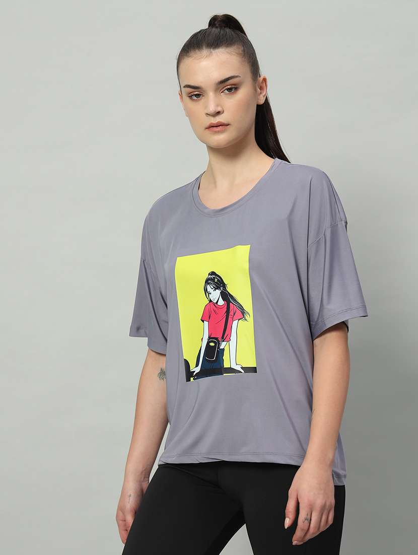 women printed dri-fit sports t-shirt - 21762841 -  Standard Image - 2