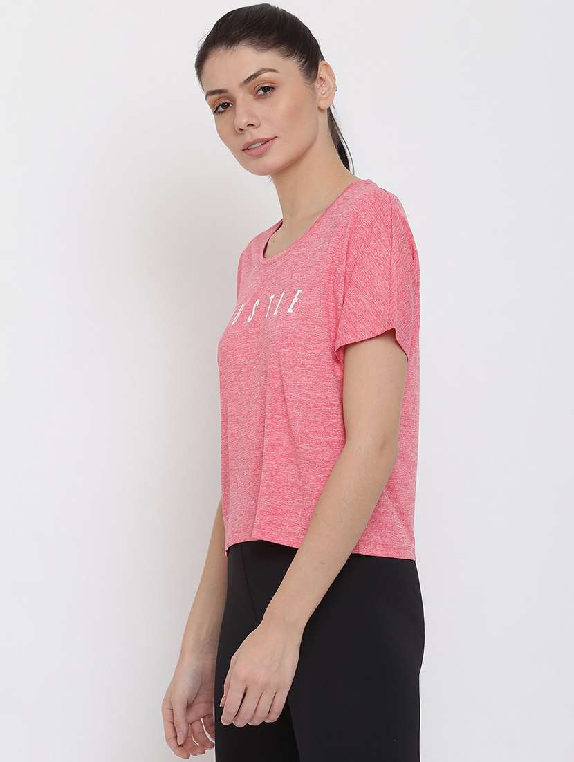 women printed short sleeves sports t-shirt - 21762880 -  Standard Image - 2