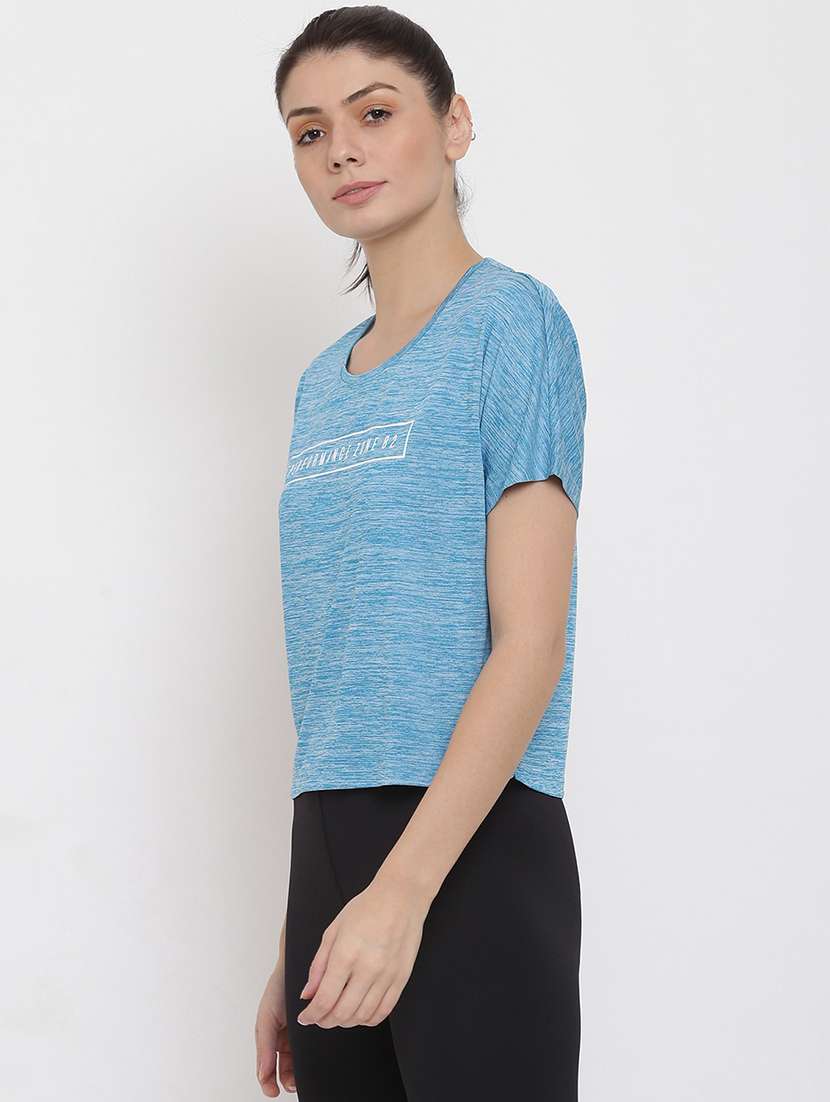 women printed short sleeves sports t-shirt - 21762882 -  Standard Image - 2