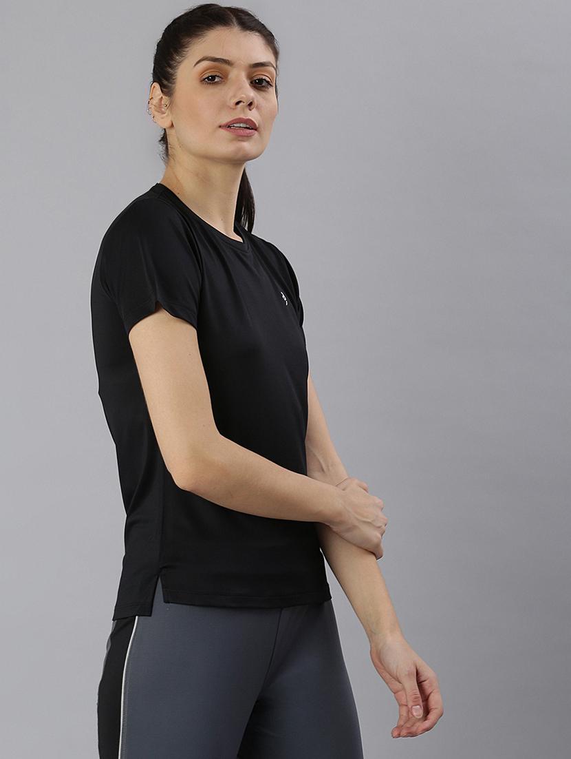 women printed short sleeves sports t-shirt - 21762902 - Standard Image - 2