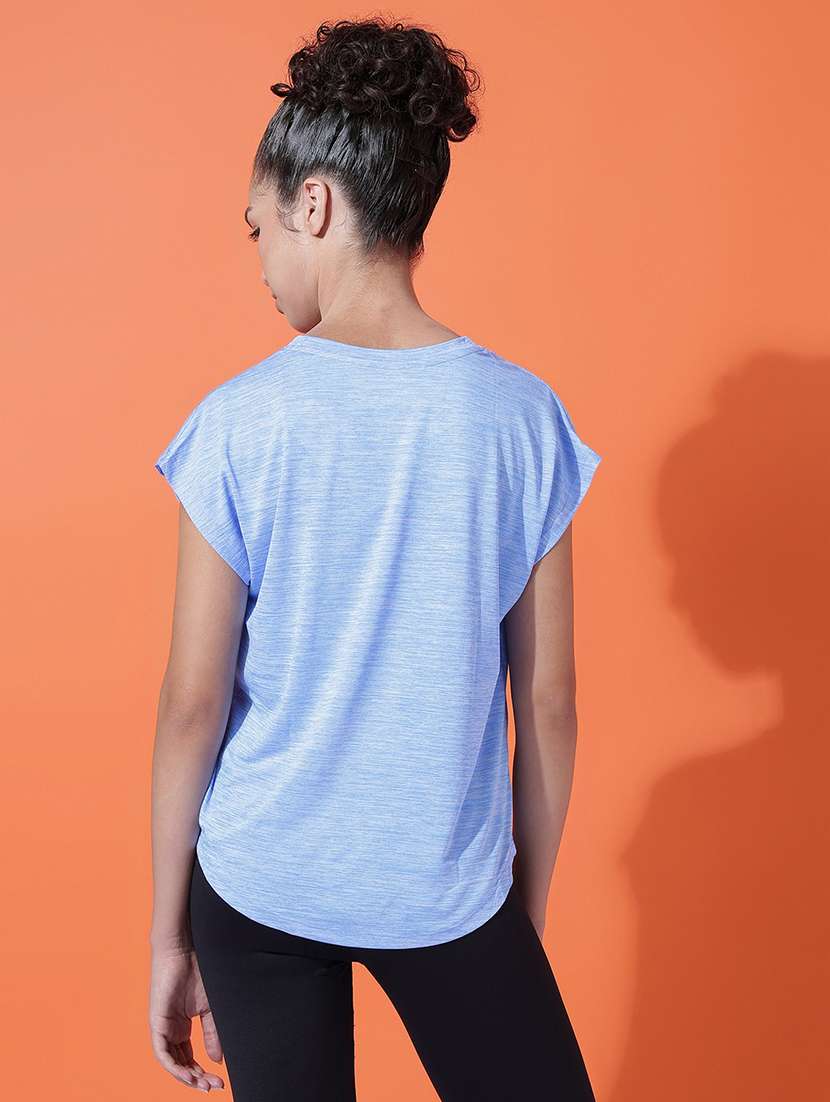 women typography print relaxed fit dri-fit t-shirt - 21762909 -  Standard Image - 2