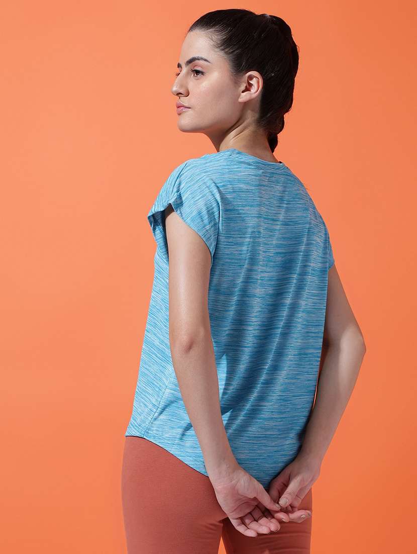 women typography print relaxed fit dri-fit t-shirt - 21762913 -  Standard Image - 2