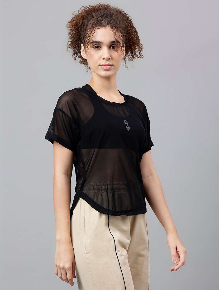 women graphy printed relaxed fit dri-fit t-shirt - 21762964 -  Standard Image - 2