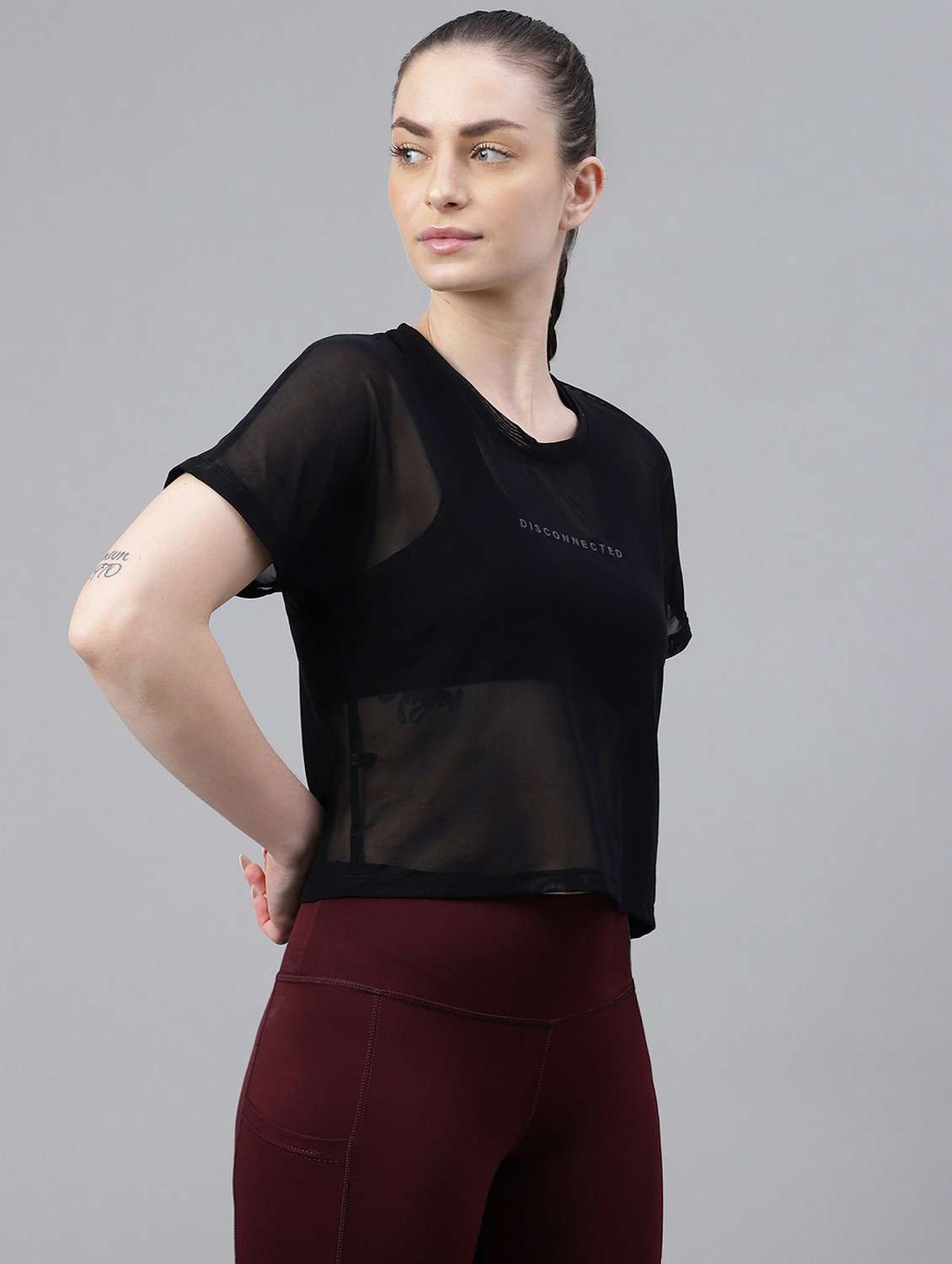 black polyester regular tshirt - 21763408 -  Standard Image - 2