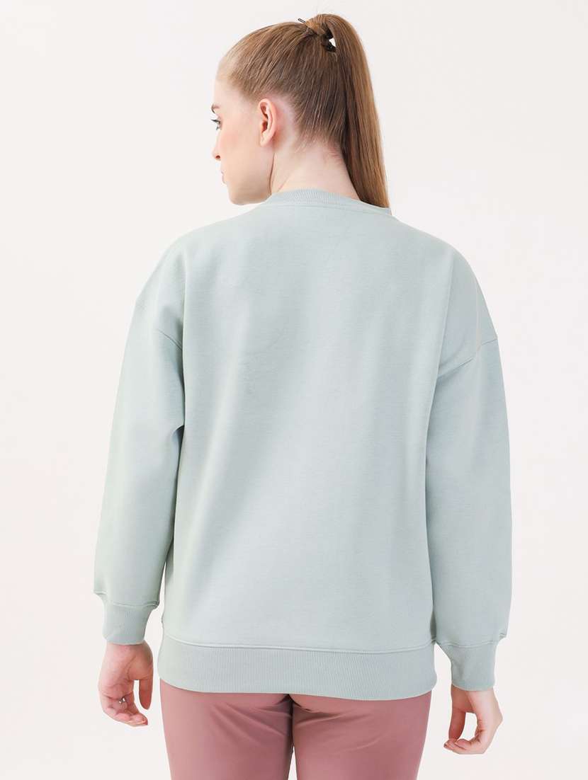 women printed long sleeves oversized sweatshirt - 21764123 -  Standard Image - 2