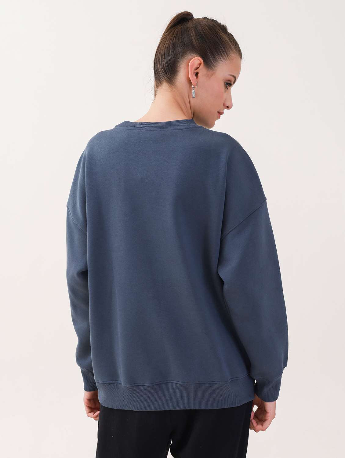women long sleeve oversized sweatshirt - 21764139 -  Standard Image - 2