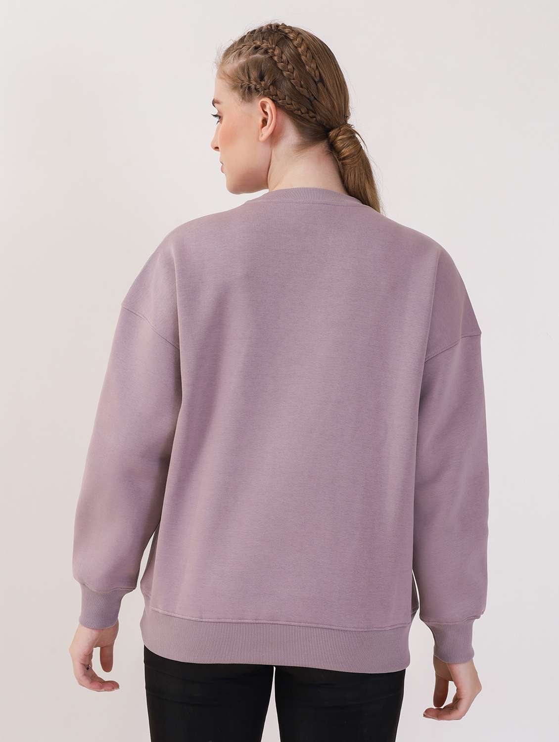 women long sleeve oversized sweatshirt - 21764140 -  Standard Image - 2