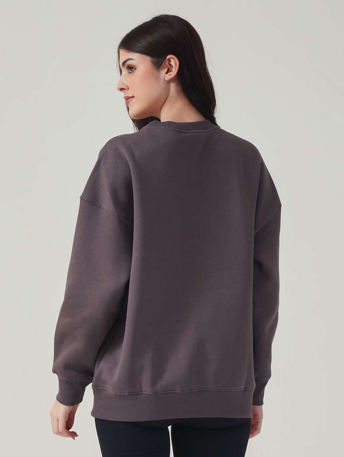 women long sleeve oversized sweatshirt - 21764141 -  Standard Image - 2