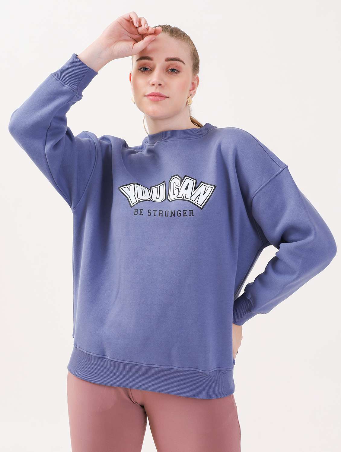 women long sleeve oversized sweatshirt