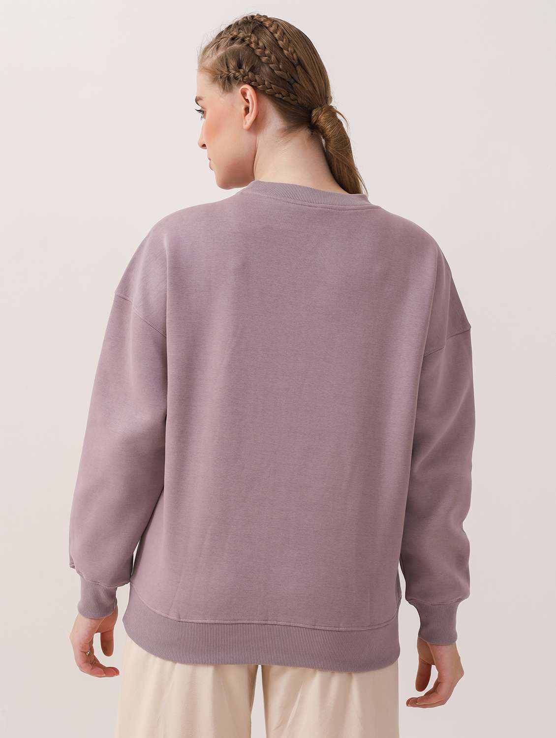 women long sleeve oversized sweatshirt - 21764148 -  Standard Image - 2