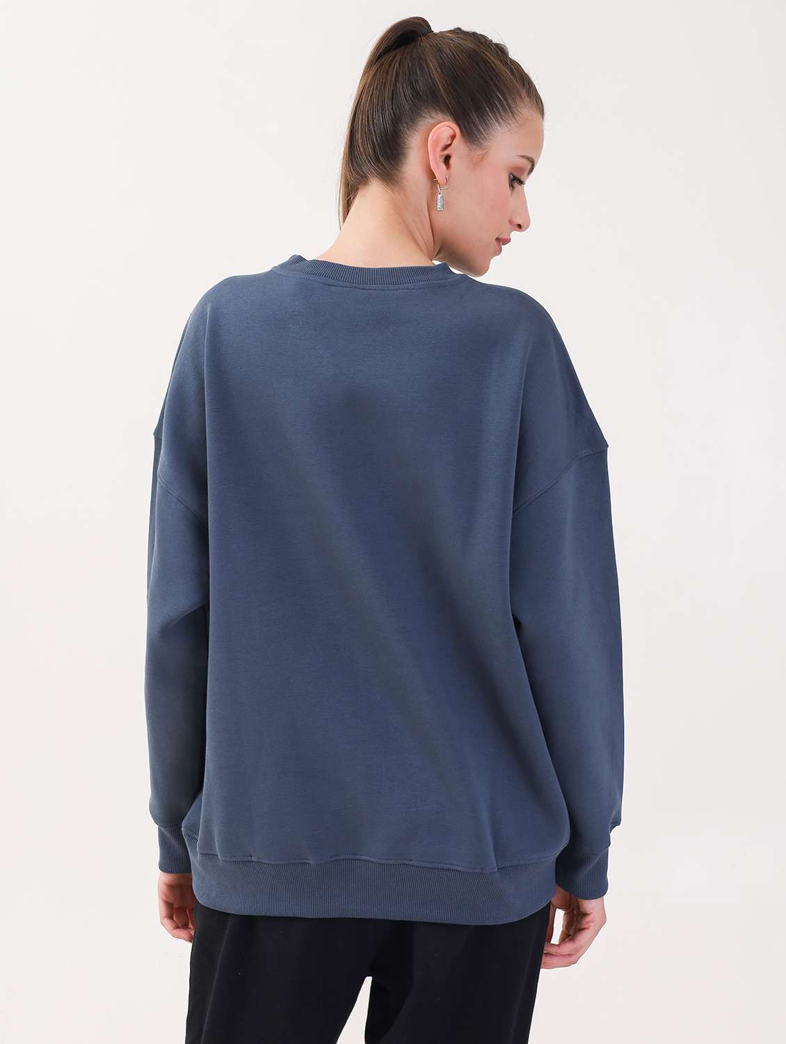 women long sleeve oversized sweatshirt - 21764151 -  Standard Image - 2