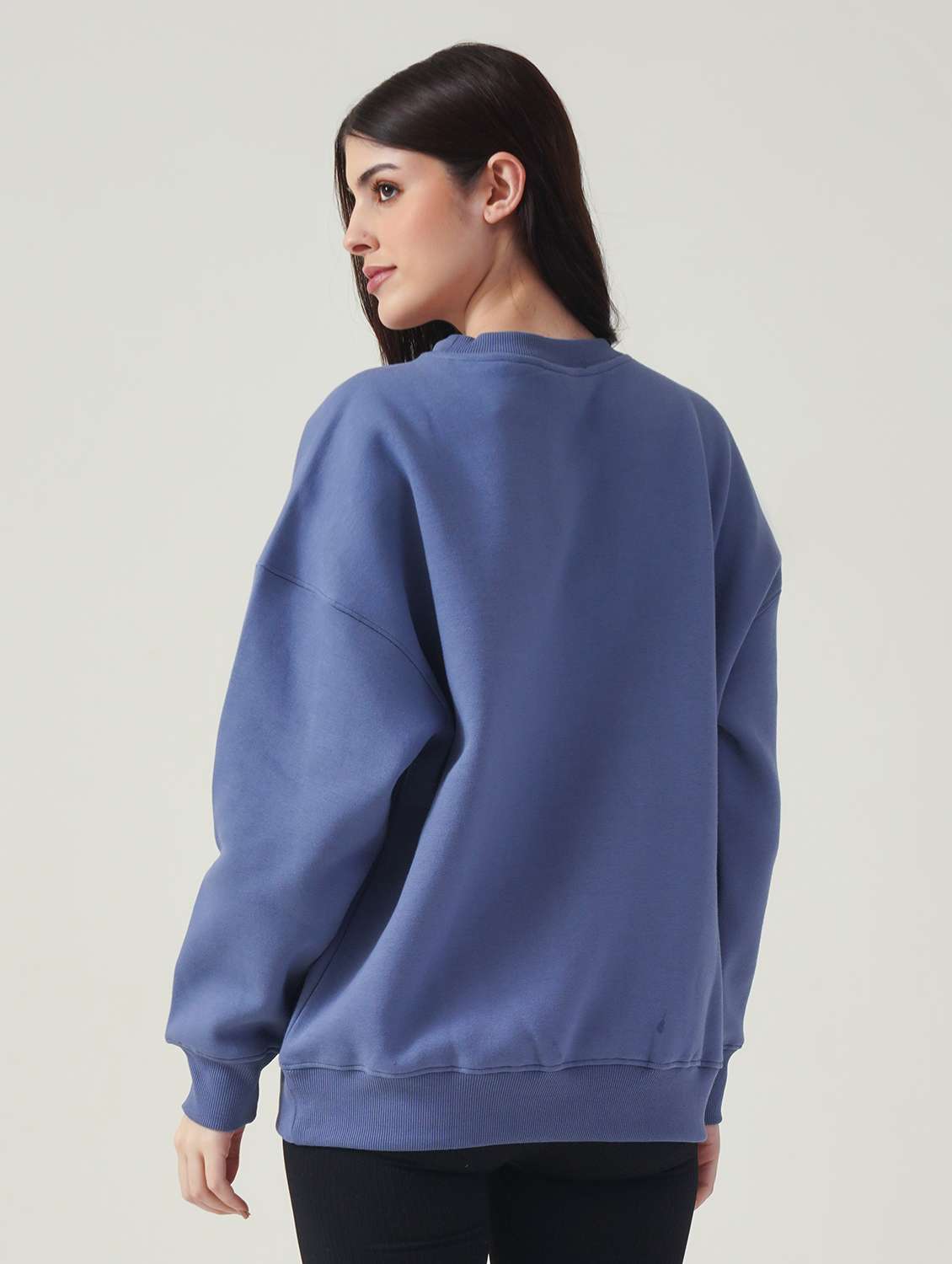 women long sleeve oversized sweatshirt - 21764155 -  Standard Image - 2