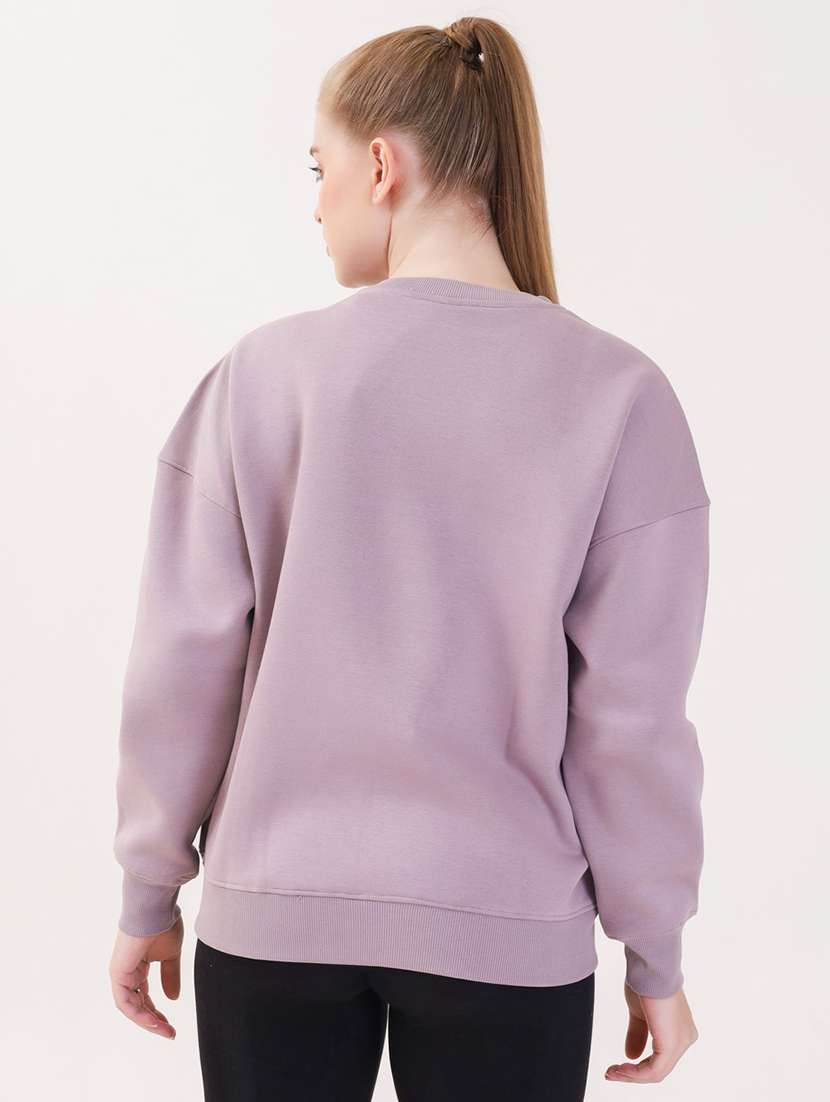 women printed long sleeves oversized sweatshirt - 21764157 -  Standard Image - 2