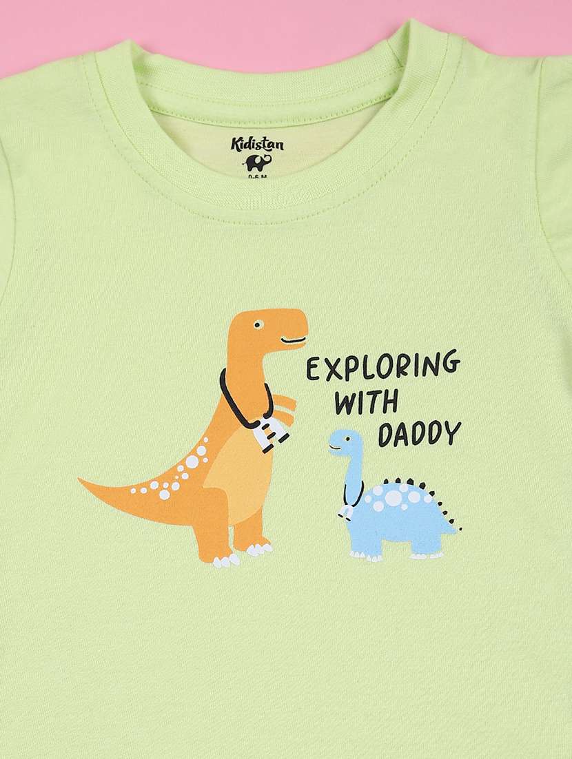 kids pack of 2 printed t-shirt and short set - 21764400 - Standard Image - 2