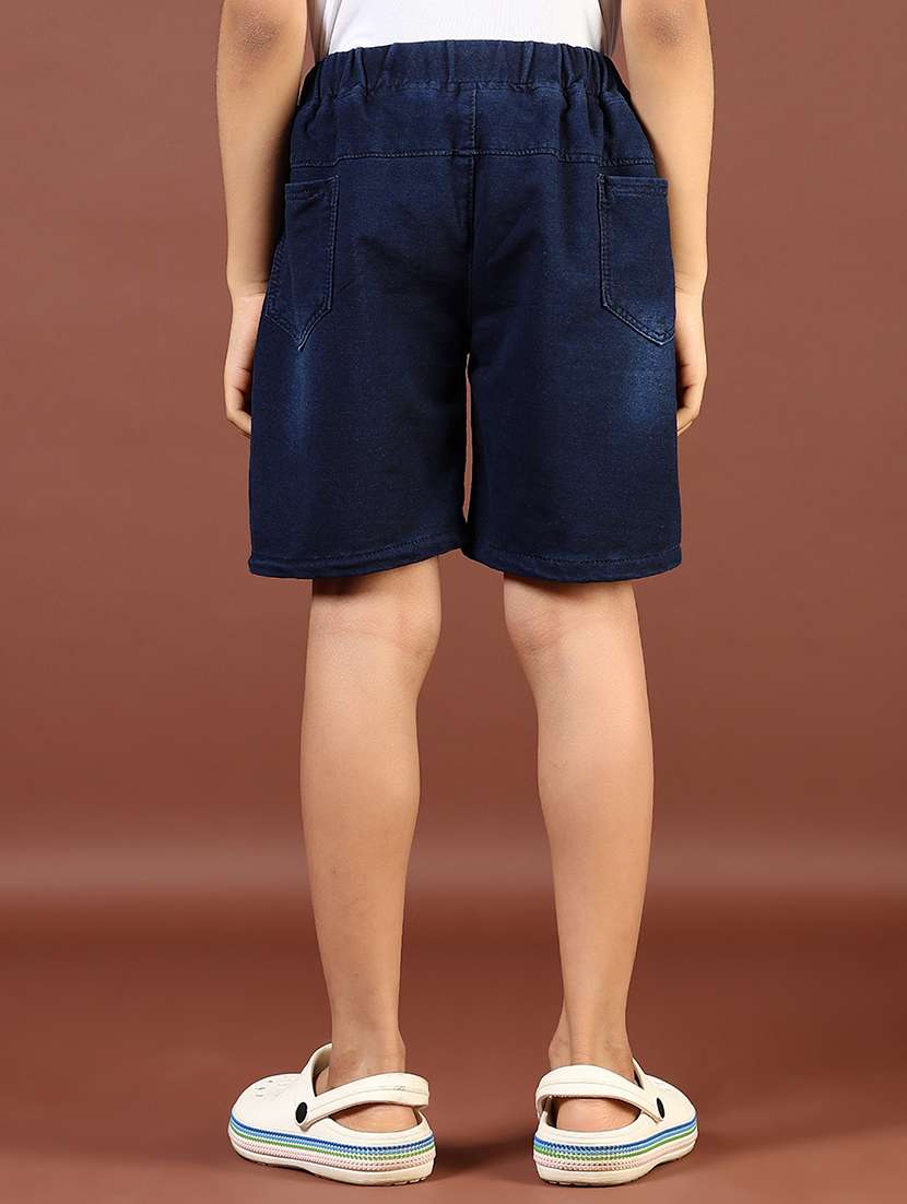 boys solid mid rise regular fit shorts  - 21764407 -  Standard Image - 2
