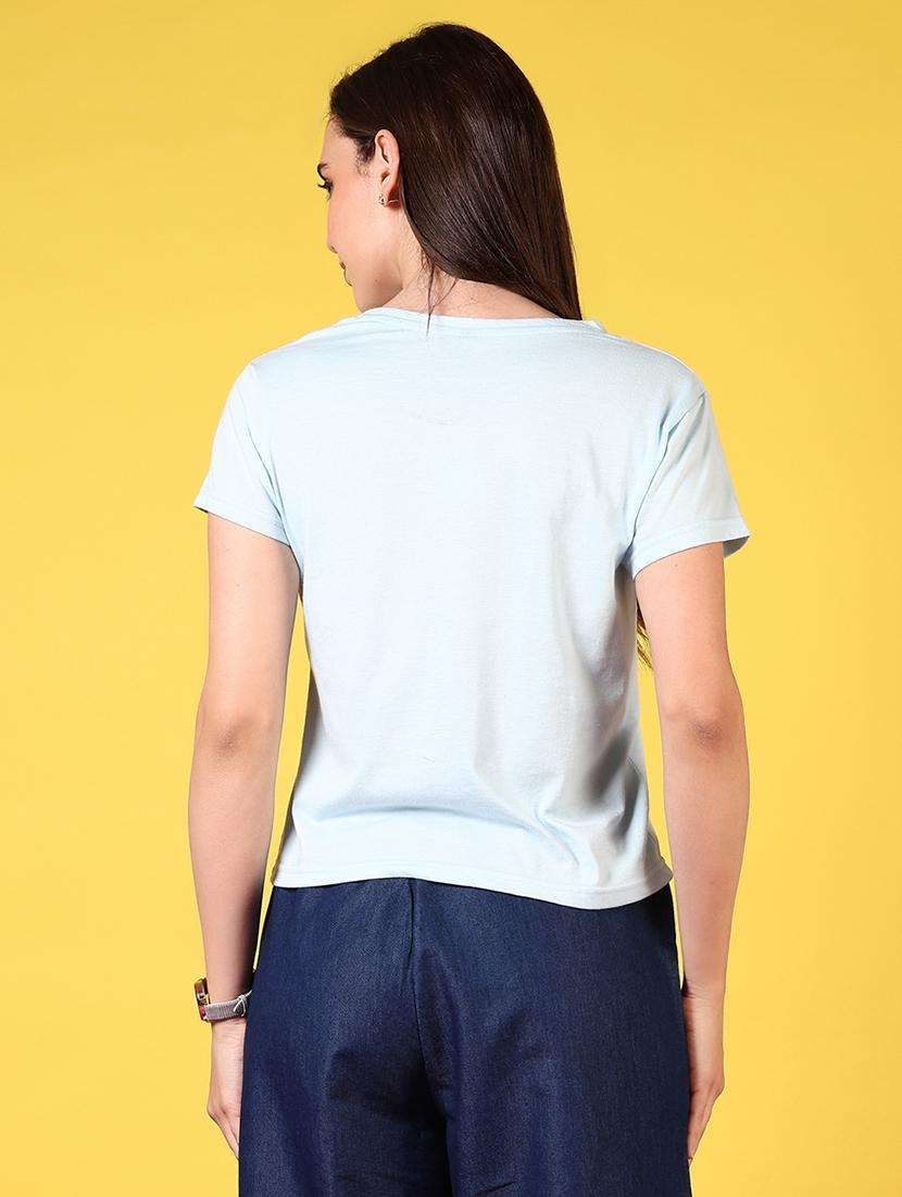 women printed short sleeves t-shirt - 21764606 -  Standard Image - 2