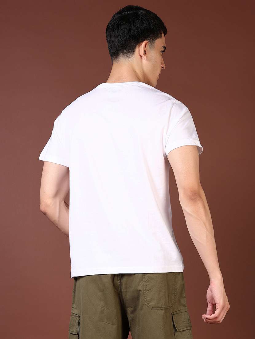 men solid short sleeves regular fit t-shirt - 21764647 -  Standard Image - 2