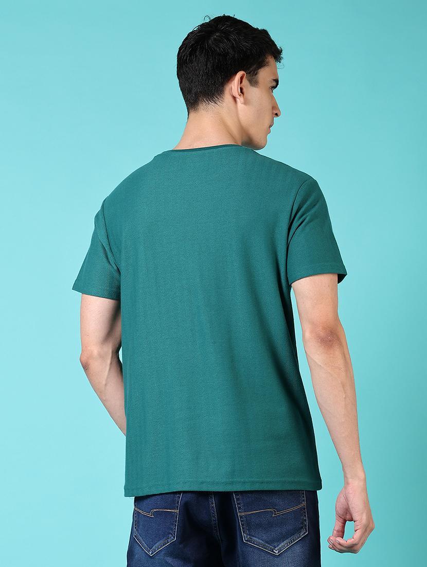 men solid short sleeves regular fit t-shirt - 21764673 - Standard Image - 2