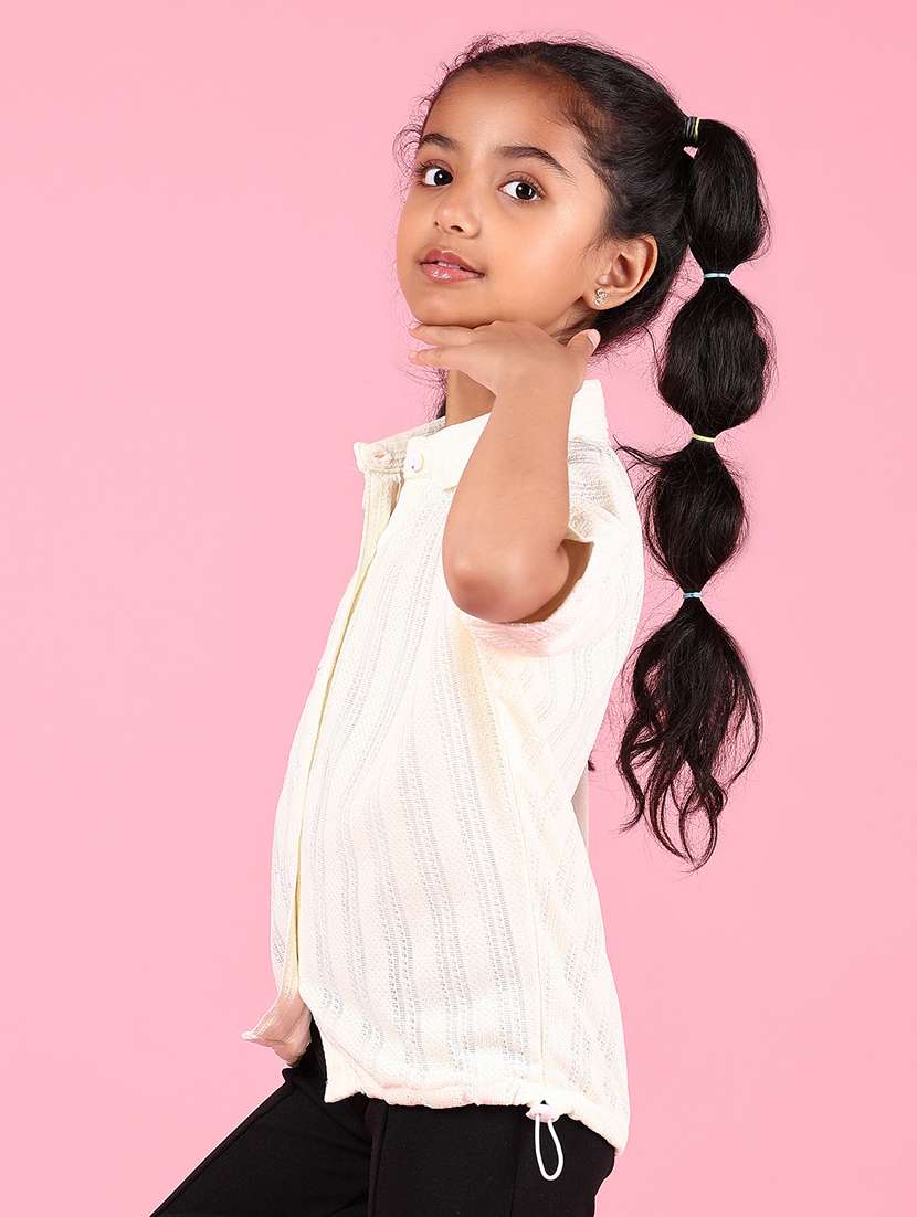 girls self designed collared shirt - 21764708 -  Standard Image - 2