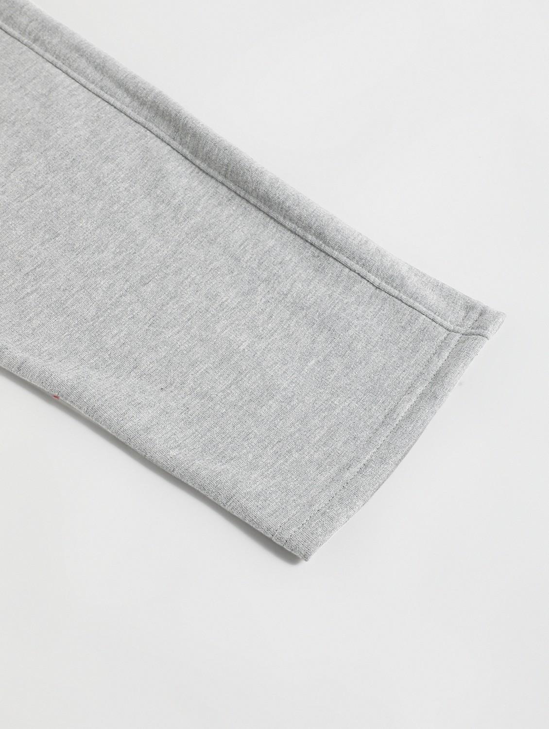 grey melange cotton track suit - 21765000 - Standard Image - 2