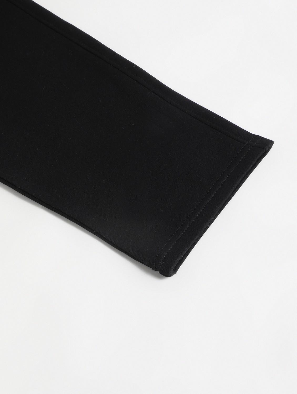 black cotton track suit - 21765001 - Standard Image - 2