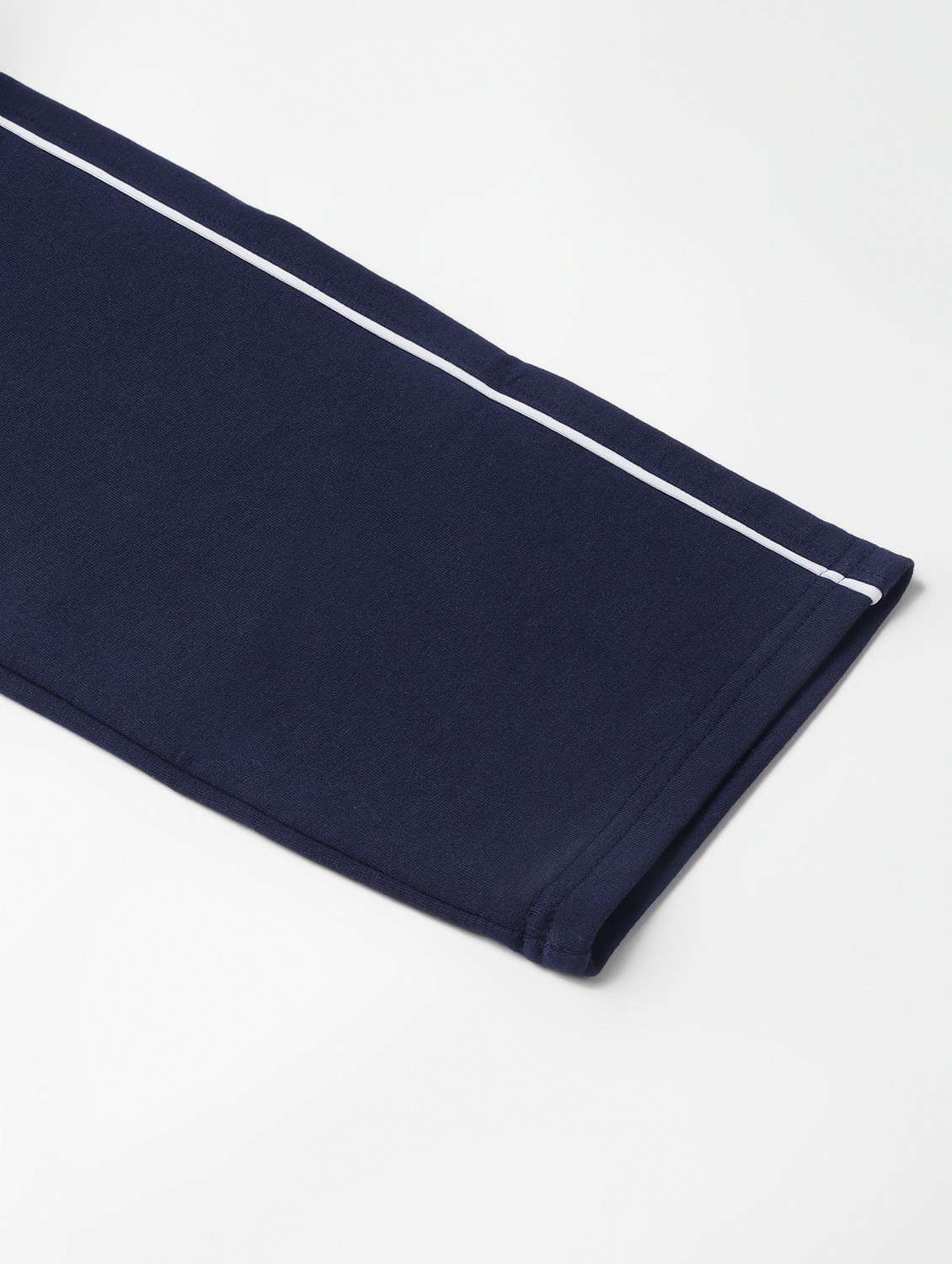 men solid stand collar full length track suit - 21765022 -  Standard Image - 2