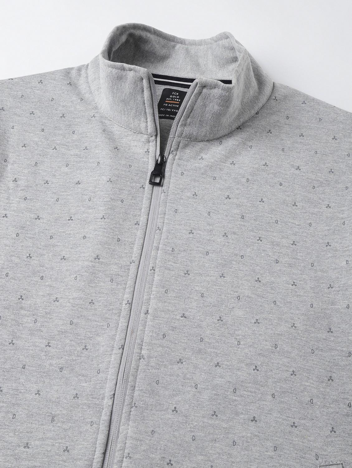 men printed stand collar full length track suit - 21765028 - Standard Image - 7