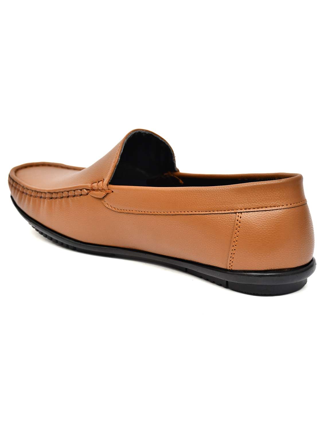 men tan slip on loafer - 21765112 -  Standard Image - 2